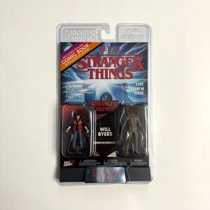 McFarlane Stranger Things 3" Figure & Comic Book Will Byers Demogorgon